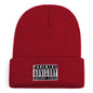 Parental Advise Embroidered Beanie