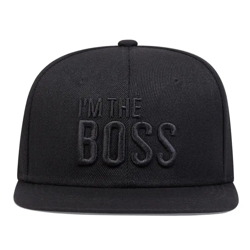 "I'm The Boss" Embroidered Snapback
