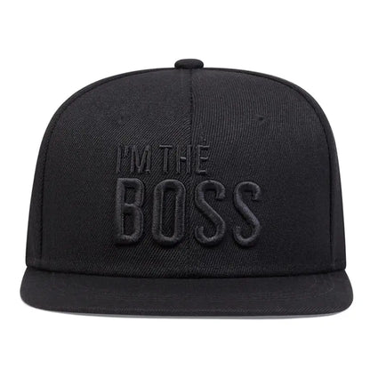 "I'm The Boss" Embroidered Snapback