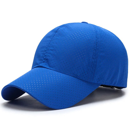 Solid Color Breathable Ball Cap
