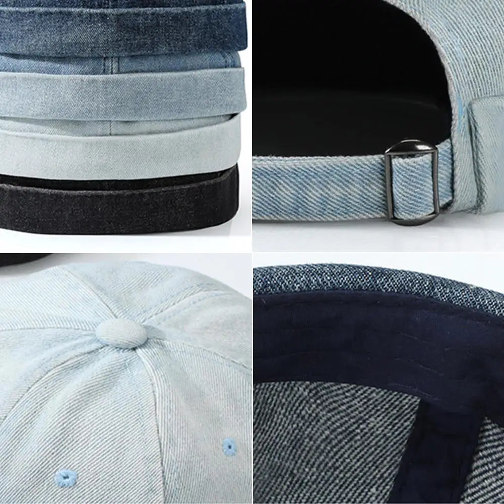Denim Brimless Hat