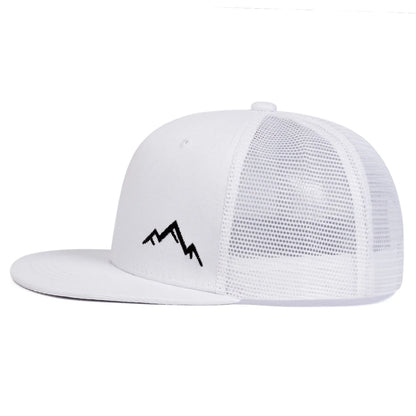 Mountain Embroidered Trucker Hat