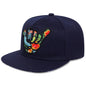 Personality Fingers Embroidered SnapBack