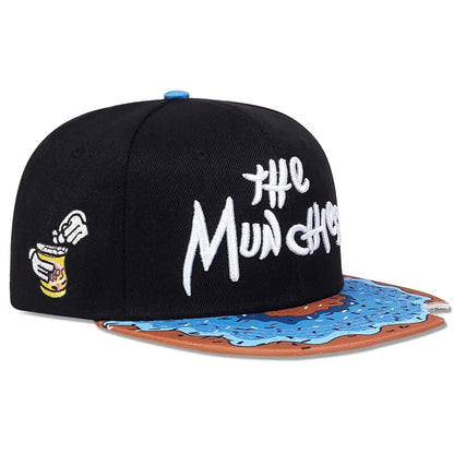 "The Munchies" Embroidered Snapback