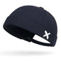 Side Embroidered “X” Docker Brimless Cap