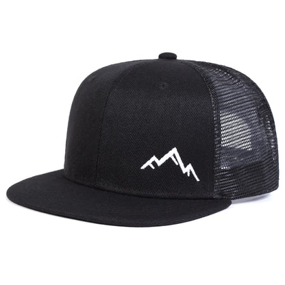 Mountain Embroidered Trucker Hat