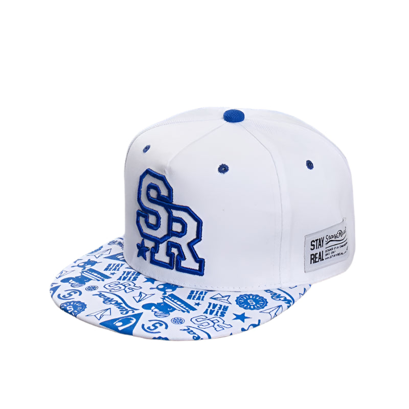 Letters "SR" Embroidered Snapback