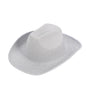 Solid Color Glitter Cowboy Hat