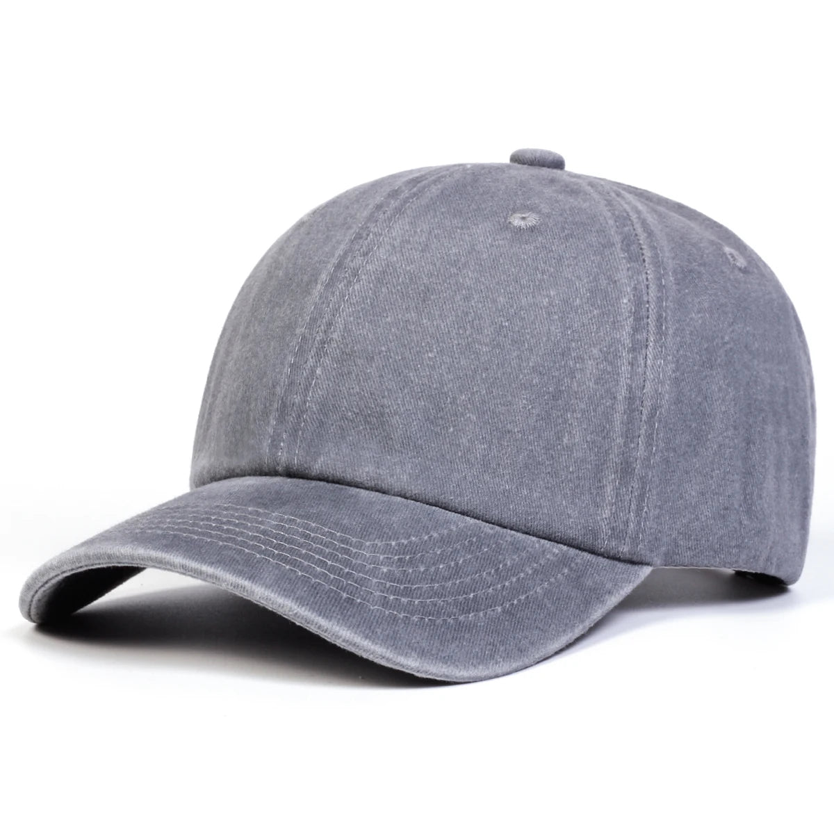 Solid Color Washed Baseball Cap