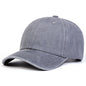 Solid Color Washed Baseball Cap