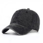 Solid Color Washed Baseball Cap