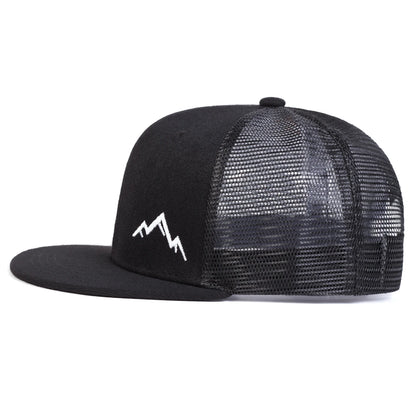 Mountain Embroidered Trucker Hat
