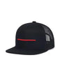 Red Line Embroidered SnapBack Hat