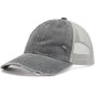 Washed Solid Color Trucker Hat