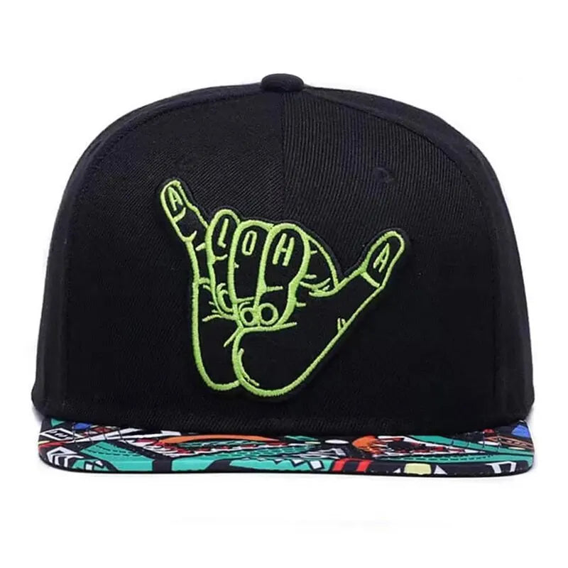 "Aloha" 2 Fingers Up Snapback