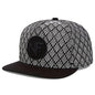 NF Letter Embroidered Criss-Cross Pattern Snapback
