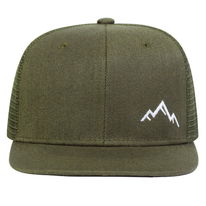Mountain Embroidered Trucker Hat