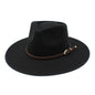Goldlike Trim Braided Band Fedora