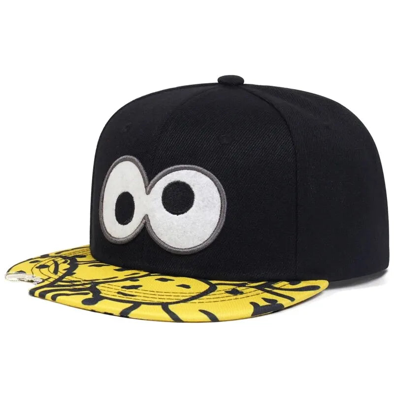 Googley Eyed Embroidered Snapback