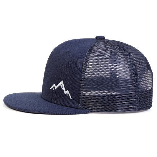 Mountain Embroidered Trucker Hat