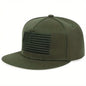 American Flag Embroidered Snapback