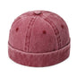 Washed Denim Docker Brimless Cap