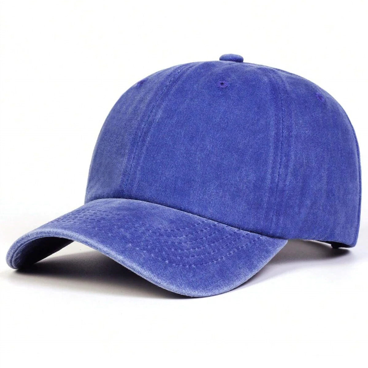 Solid Color Washed Baseball Cap