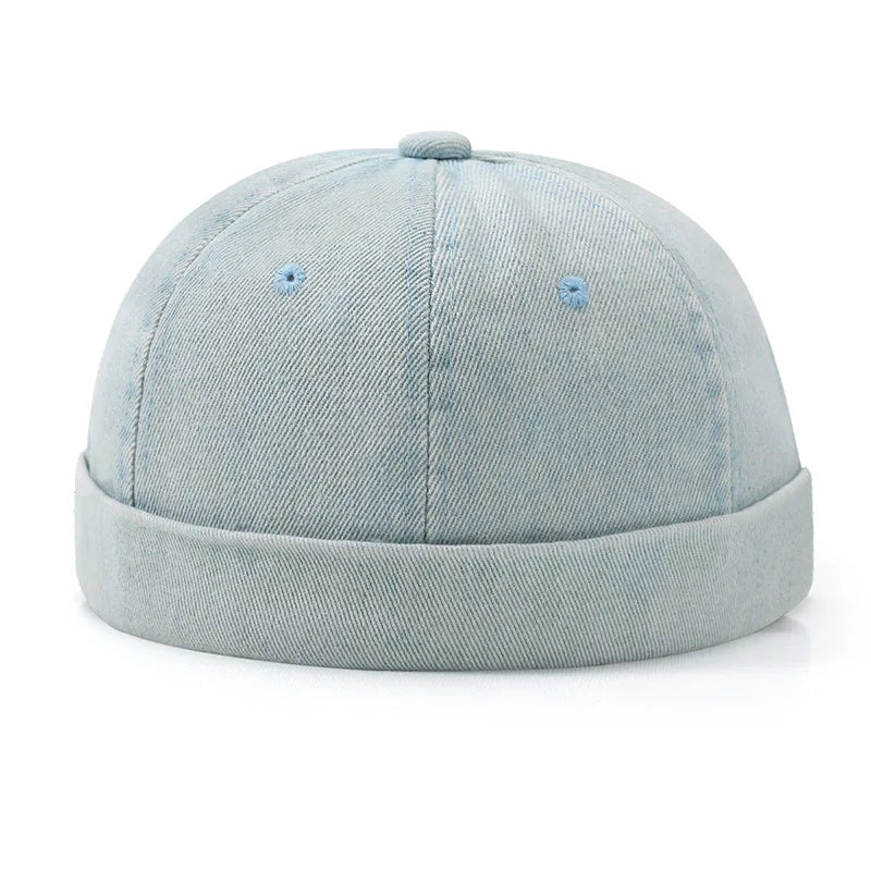 Denim Brimless Cap