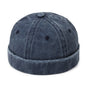 Washed Denim Docker Brimless Cap