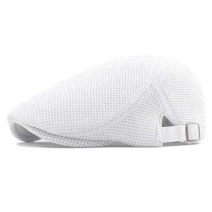 Mesh Adjustable Flat Cap
