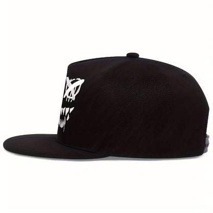 Ghostly “X” Eyed Embroidered SnapBack Hat