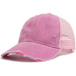Washed Solid Color Trucker Hat
