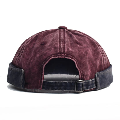 Washed Docker Brimless Cap
