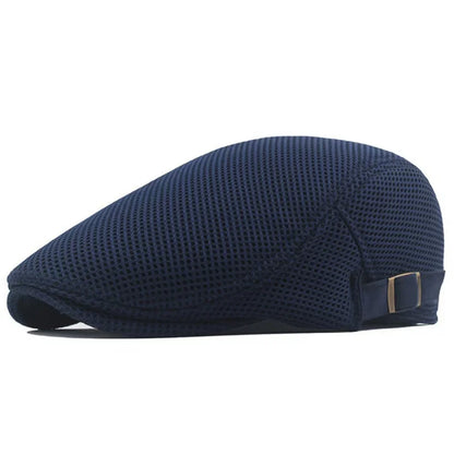 Mesh Adjustable Flat Cap