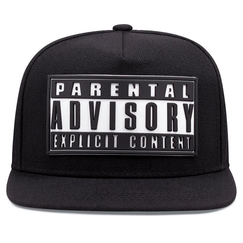 Parental Advsry - Explicit Content Badge Snapback
