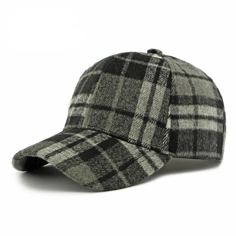Plaid Baseball Cap
