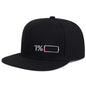 Battery Level Embroidered SnapBack Hat