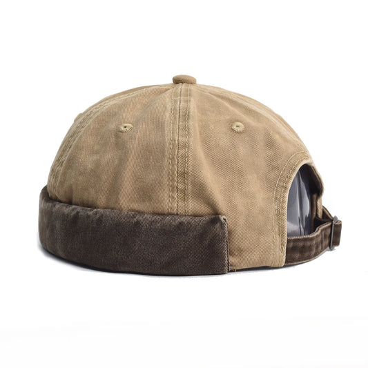 Washed Docker Brimless Cap