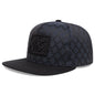 AC Letter Embroidered Criss-Cross Pattern Snapback
