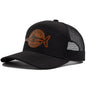 Shark Leather-like 7 Panel Style Trucker Hat