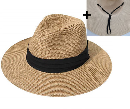 Black Ribbon Fedora Hat