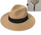 Black Ribbon Fedora Hat