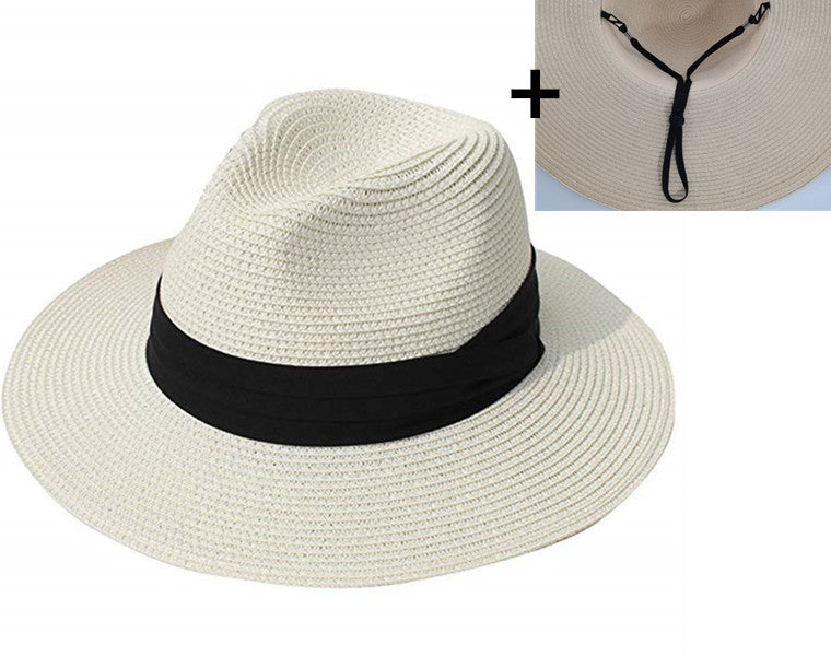 Black Ribbon Fedora Hat